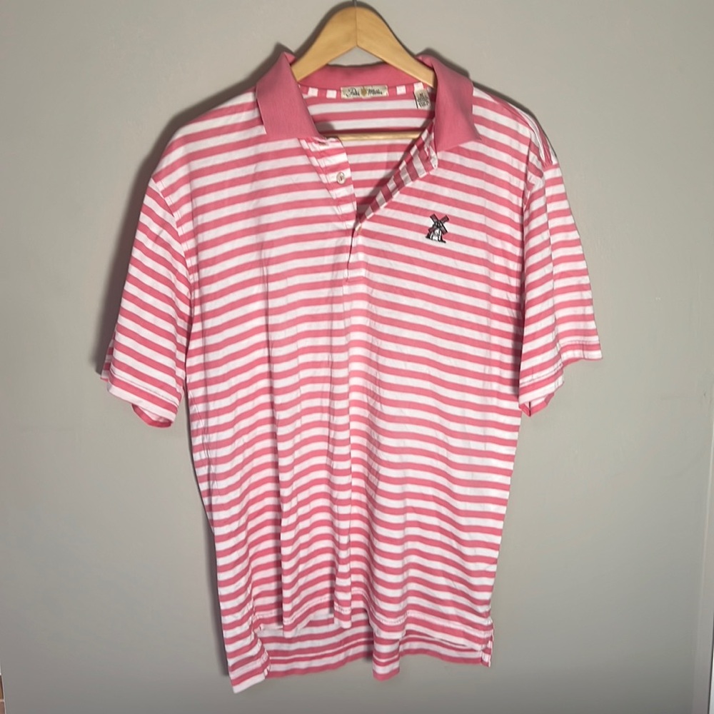 Vintage Peter Millar Oyster Harbors GC golf shirt
